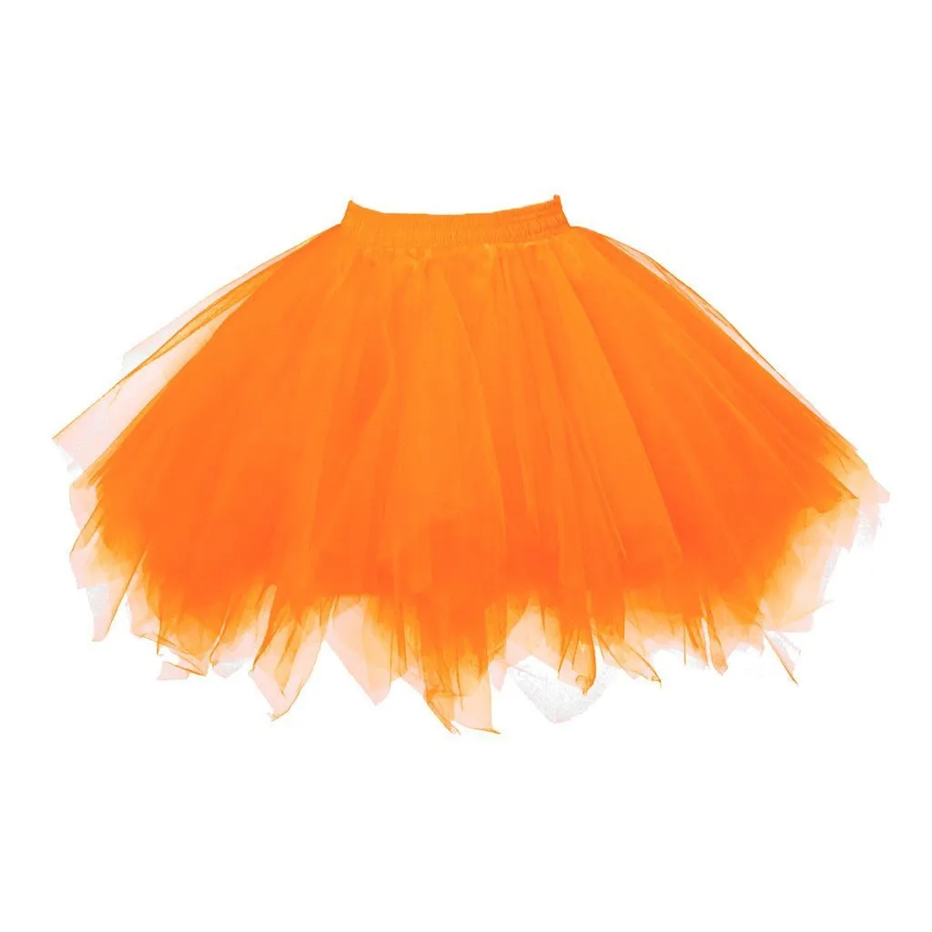 For Women Tulle Petticoat Skirts Elastic Adult Pink Tutu Skirt Women Skirts Tutu Princess Fashion Ballet Black Tutu Fluffy Skirt