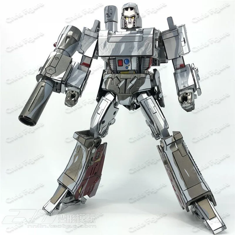 In Stock Original Deformed Toy MP36 Two-dimensional Color Painting Megatron Laowei MP Silver Version Movable Doll Boy Gift