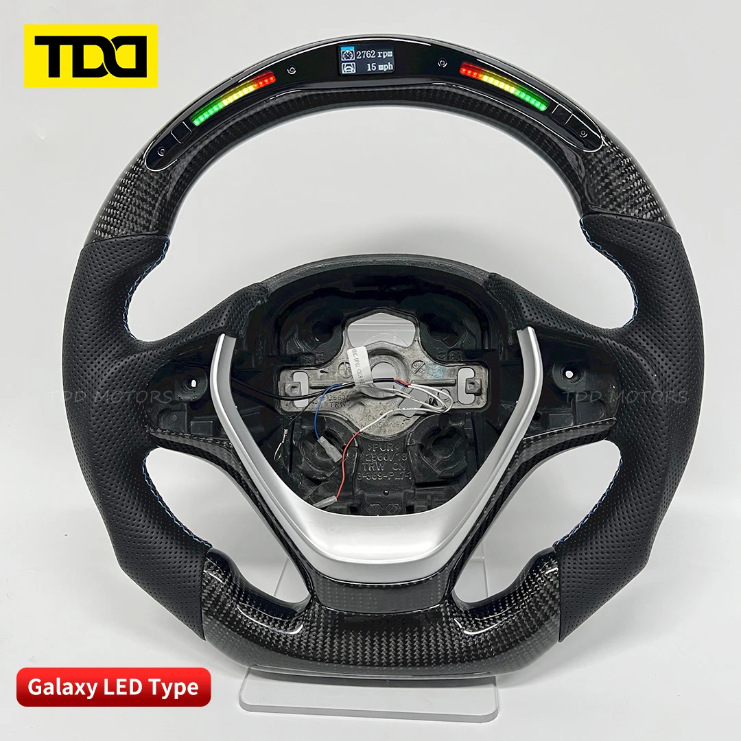 

TDD Carbon Fiber Customized Smart Galaxy Pro LED Steering Wheel For BMW F30