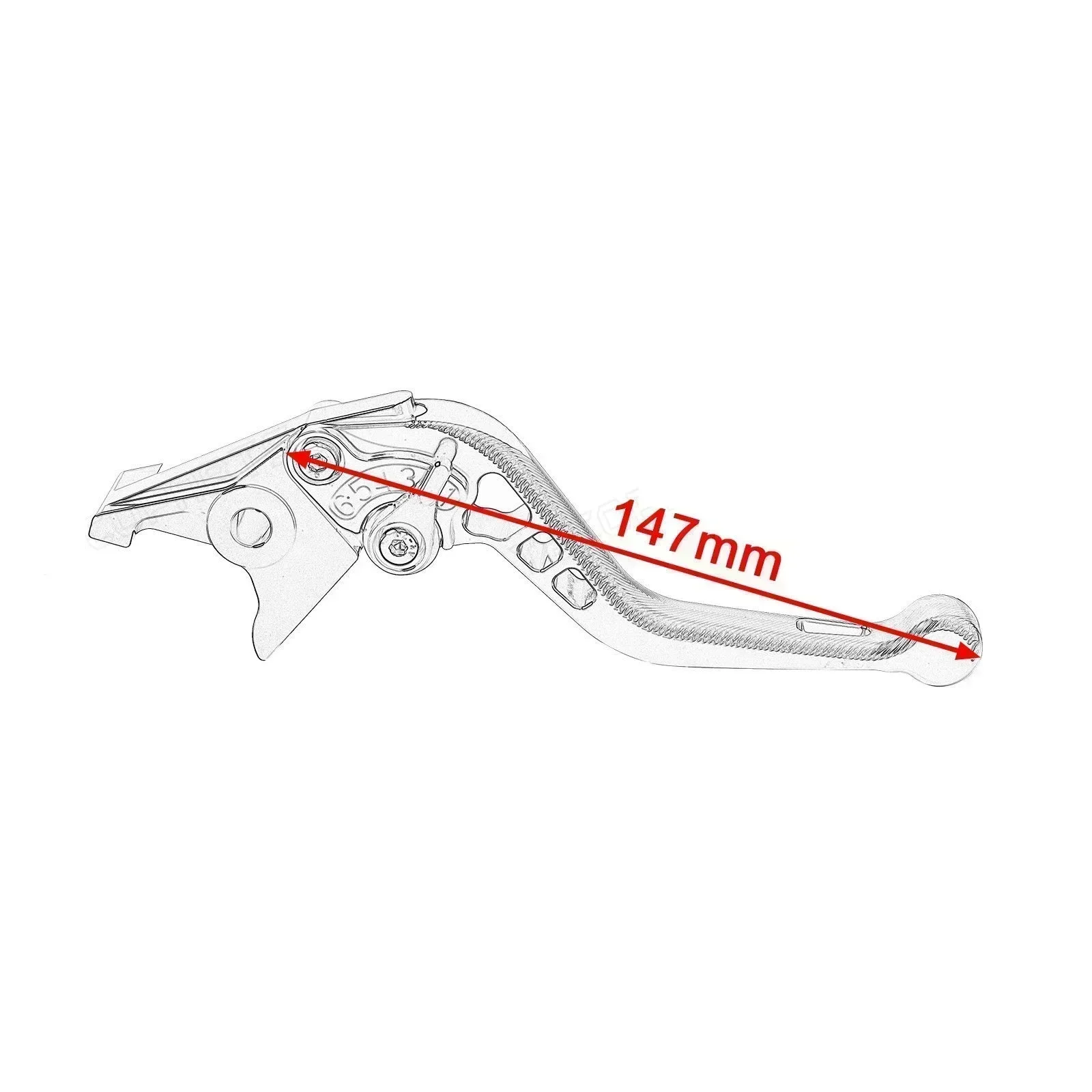 3D Short Motorcycle 7/8" 22mm Brake Clutch Levers For Triumph AMERICA/LT SCRAMBLER SPEEDMASTER, ROCKET III CLASSIC/ROADSTER view 6