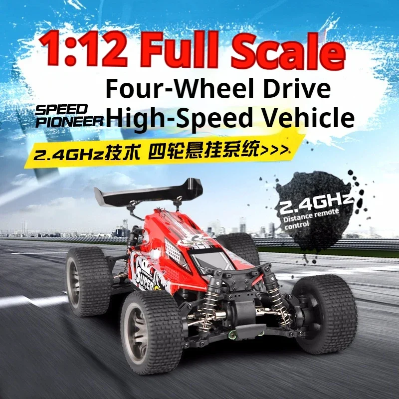 New Wltoys 12401 2.4G Remote Drift High Speed Car 1:12 4x4 Electric 4WD Off Road Vehicle Speed Racing Rc Car Model Toys For Boys