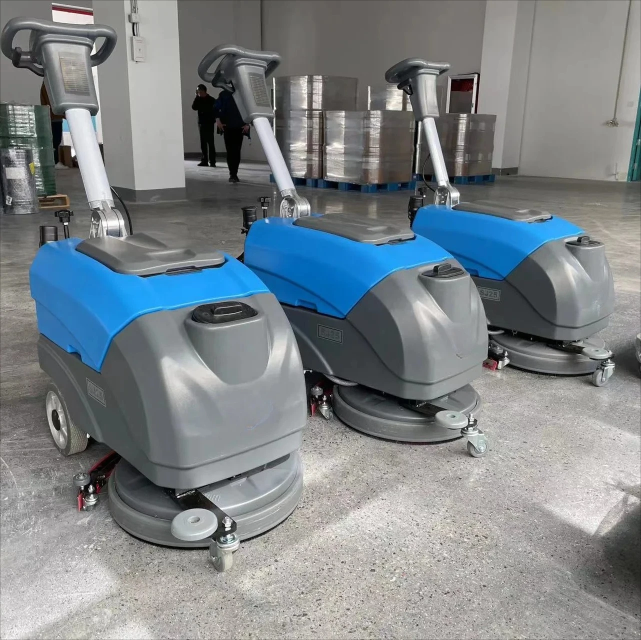 

2026 Hot SellingHand Push Electric Floor Scrubber – 180° Rotating Brush Plate, for Restaurant/Hotel Commercial Floor Cleaning