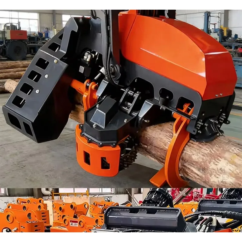 Heavy Duty Hydraulic Wood Cutter For Excavator With Automatic Function For Tree Removal And Processing Operations