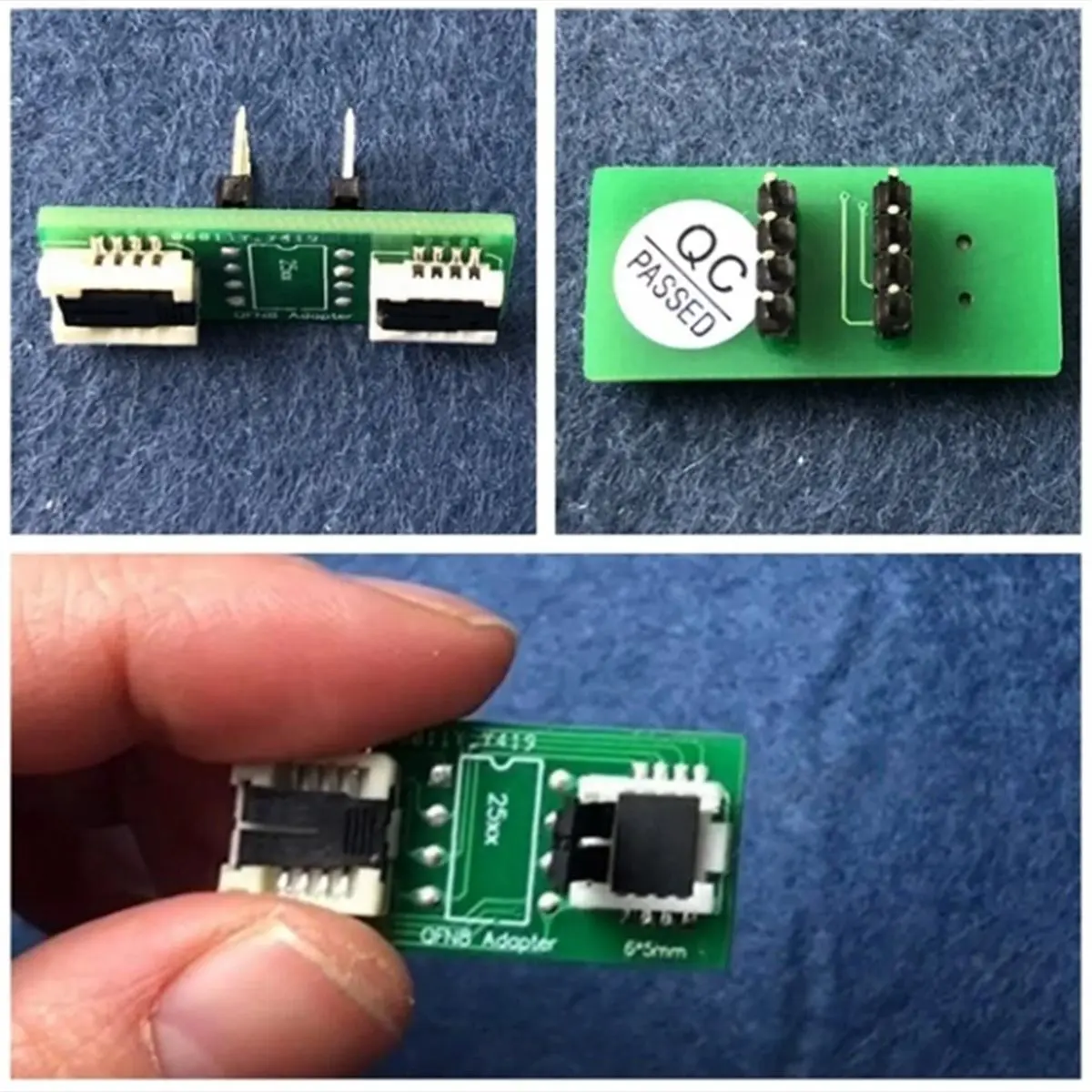QFN8 /WSON8/MLF8/MLP8/DFN8 Universal Two-in-One Socket/Adapter 6x5MM and 8x6MM Chips SMT BIOS Flash Socket