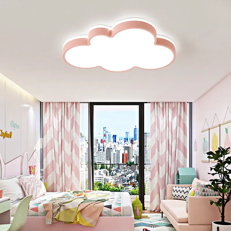 Modern New Living Room Bedroom Ceiling Lamp Children Room Study Ceiling Lamp Corridor Lighting Lamp LED Can Be Three Color Light