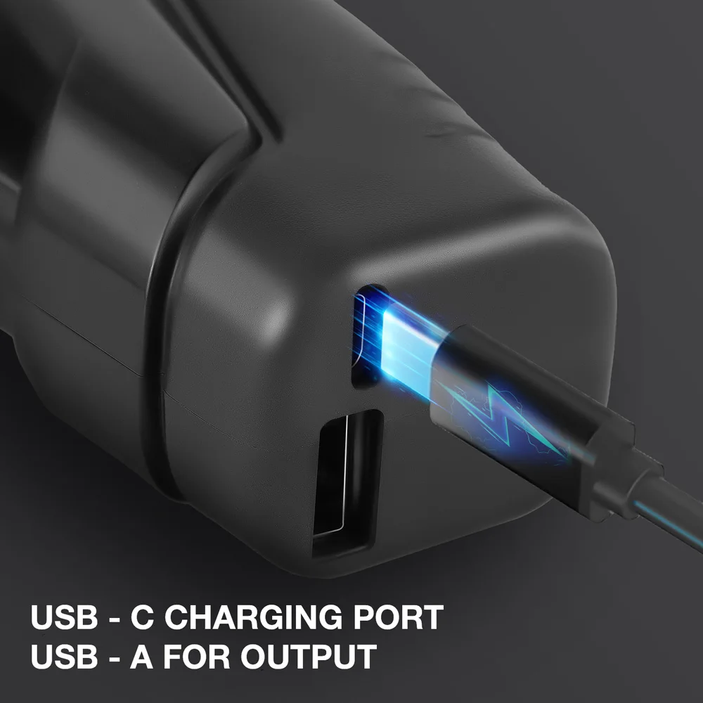 POSENPRO Cordless Electric Screwdriver, 4V Rechargeable Power Screwdriver with USB Cable, Carrying Bag & Accessory Box