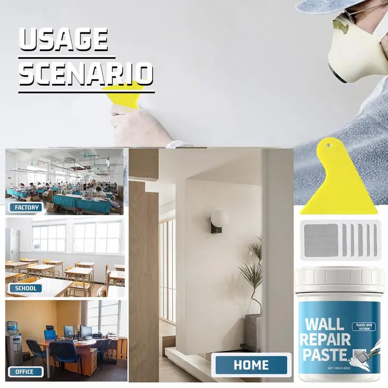 Nieuwe Reparatie Pasta Reparatie Crème Muur Reparatie Coating Professionele Waterdichte Sterke Hechting Sneldrogende Graffiti Gebarsten Afdichting