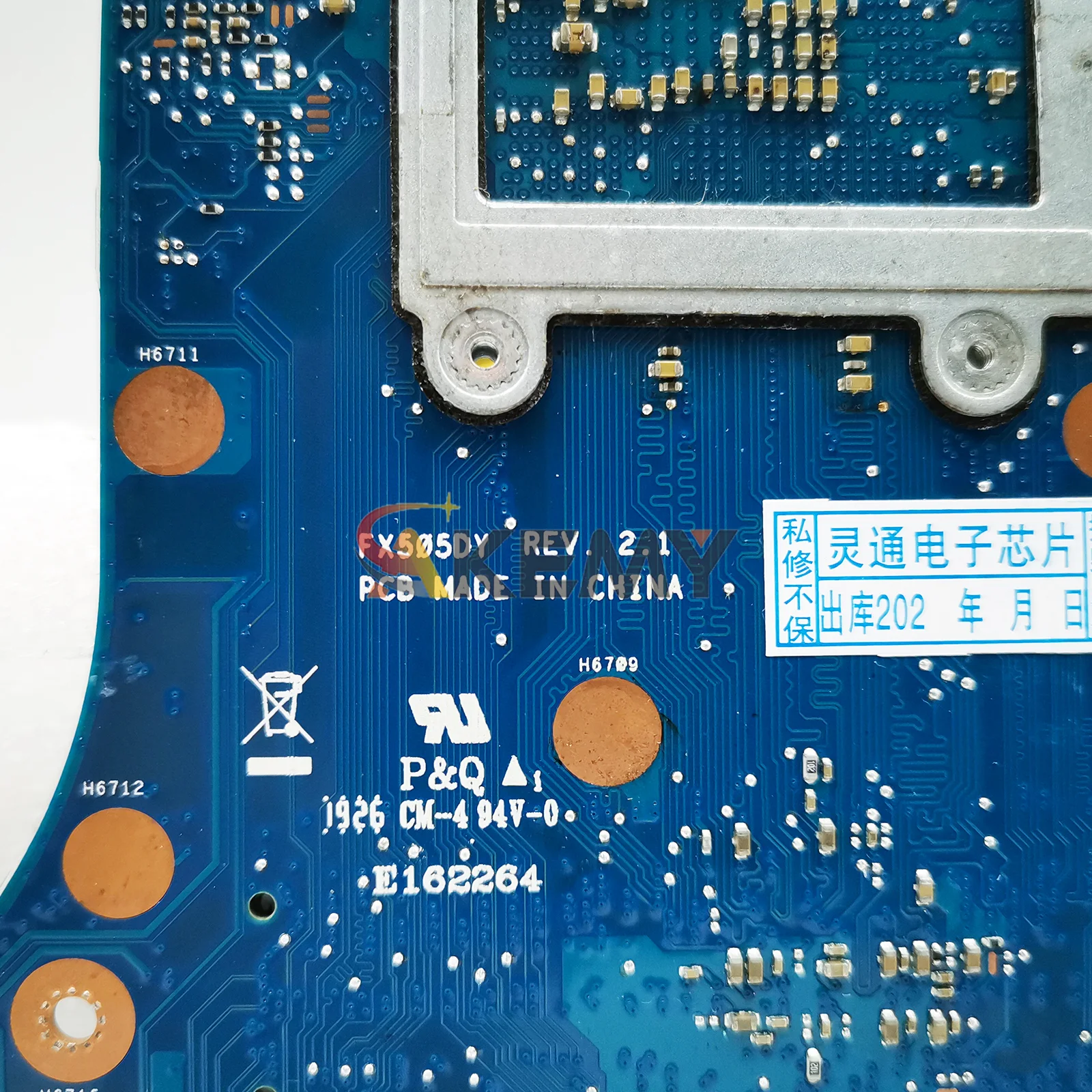 FX505DY Laptop Motherboard For ASUS TUF Gaming FX505GD FX505GE FX505D FX505GT FX95D Mainboard W/ R3 R5 R7 CPU tests OK fast ship