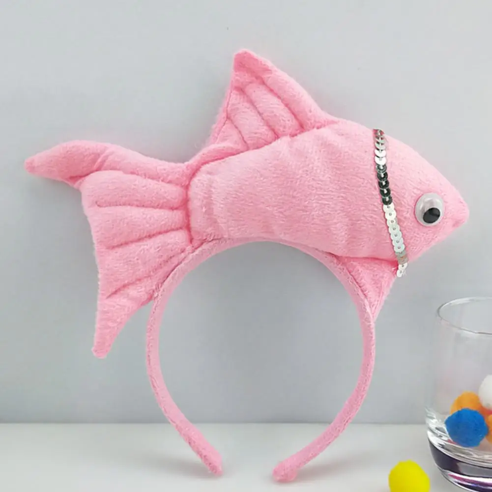 Goldfish Hairband Goldfish Sea Costume Headbands for Party Dress Up Funny Cosplay Props Accessories for Birthday for Adults