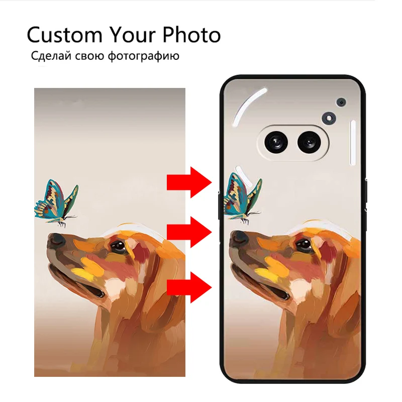 Casos de fotos personalizados para nada telefone 2a (2a) caso design macio diy imagem nome tpu capa phone2a a142 silicone fundas