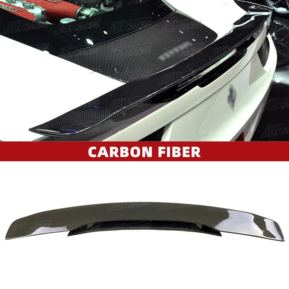 For Ferrari 458 Italia And Speciale 2011-2016 N R Style Carbon Fiber Rear Spoiler