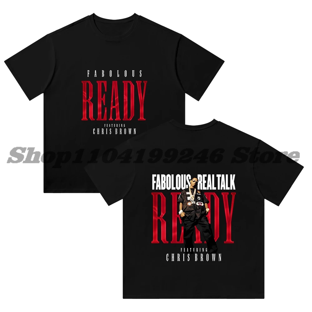 

Fabolous Merch Хлопковая футболка Модная повседневная уличная одежда с короткими рукавами унисекс Топ Футболка Style4