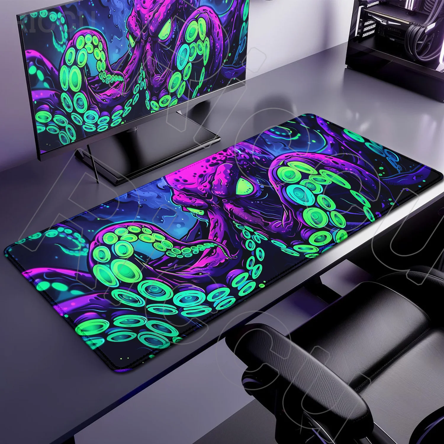 PC Accessories Octopus sea monster punk trend Mouse Pad Large Gamer Keyboard Desk Mat Computer Gaming Mat XXL 900X400MM Office
