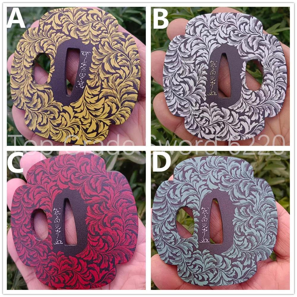Unique Tsuba Handguard Guard Steel Iron Material For Japanese Real Japan Samurai Katana Sword Fittings Accessory Parts Nice