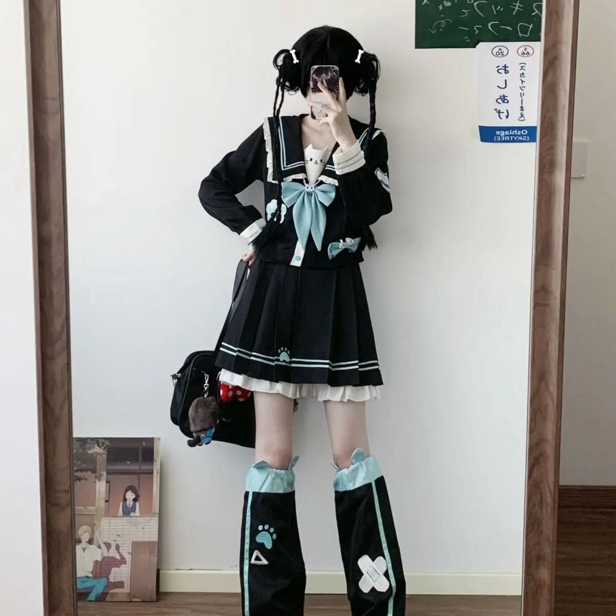 

Japan High-Quality Jk Sailor Suit Uniform Genuine Japanese College Style Short-Sleeved Autumn And Winter