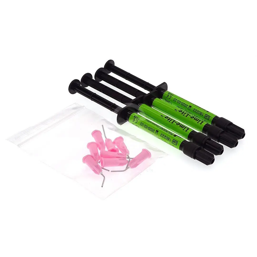 Dentistry Photocuring Calcium Hydroxide Bottom Material 1.2ml/Bottle Lime-Lite Wo Gou Fill Oral Cavity Nursing Repair Lab Tools
