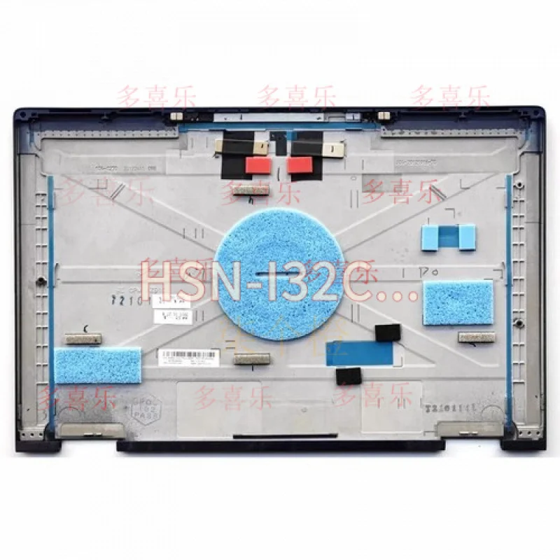 ZMZM     New Lcd Rear Back Cover Top Case For HP Elite Dragonfly G2 Blue