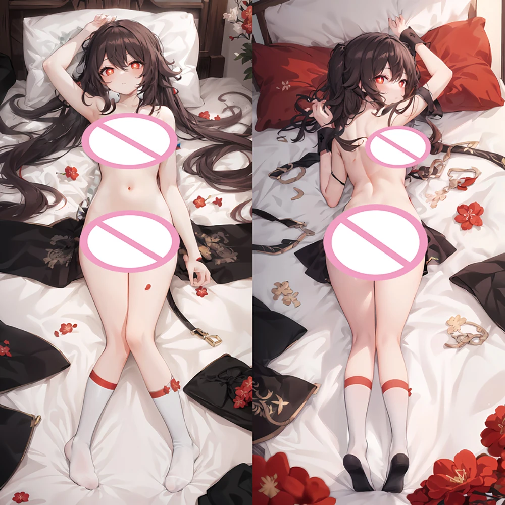 Anime Genshin Impact Hu Tao Dakimakura Pillow Case Double Side Print Body Hugging Cushion Covers For Otaku Gifts