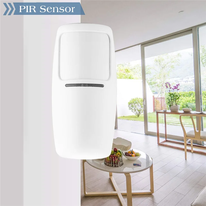 

A99E-Alexa Controlled Tuya WIFI Home Security Siren Alarm Strobe Flash Alert Wireless 433 Motion Sensor Door Detector