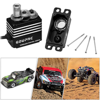 9KG Waterproof Metal Gear Servos with 25T RC Horn All Metal Coreless Digital Servos for 1/18 TRX-4 TRX-6 SCX10 III