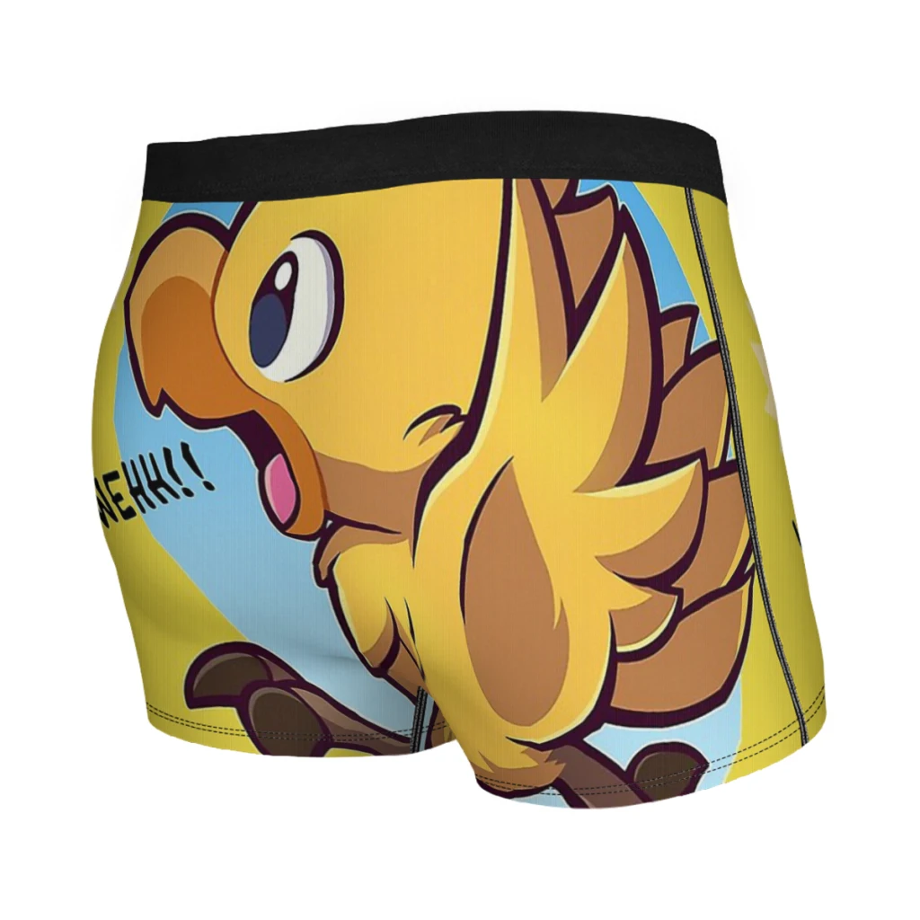 Final Fantasy Chocobo  Underpants Cotton Panties Male Underwear Print Shorts Boxer Briefs