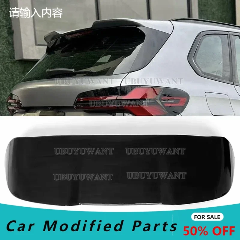 UBUYUWANT New High Quality ABS Paint Rear Trunk Lip Spoiler Top Wing Fits For BMW X5 G05 2018 2019 2020 2021
