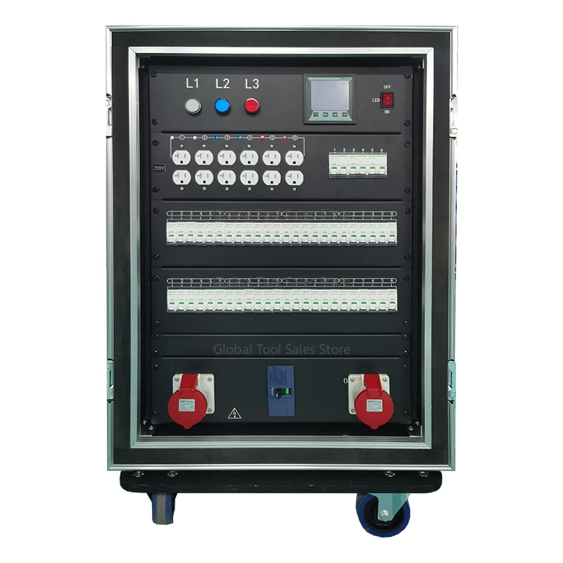 High-Efficiency 3-Phase 400 Amp  Power Distribution Cabinet for Audio & Lighting Applications