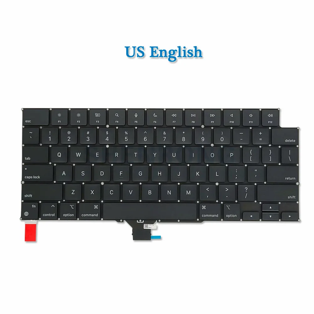 Laptop A2992 A2991 A2918 EU UK US English Keyboard Russian French For MacBook Pro Retina 14