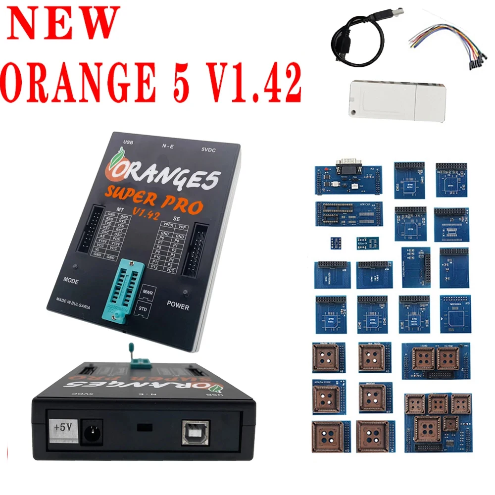 ECU Programmer Orange5 V1. 42 Updated More Ecu  List Program Car ECU Tool  orange5 1.37 orange5 v1.38 upUpdated for Renault