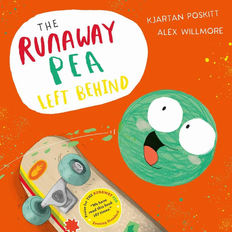 

Alex Willmore The Runaway Pea Left Behind KJARTAN POSKITT Simon Schuster UK 9781471198793 Книга