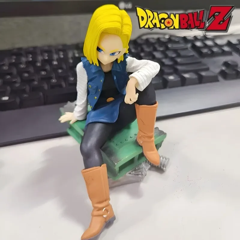 13cm Dragon Ball Anime Figure Android 18 Statue Pvc Gk Statue Figurine Model Doll Collection Room Ornament Desk Decora Toys Gift