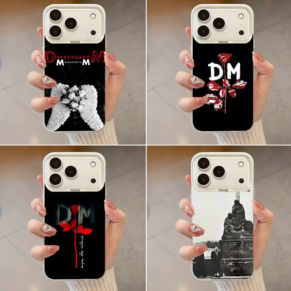 

Band D-Depeche M-MODE Cool Phone Case For iPhone 17,16,13,12,X,11,15,14,Pro,Max,Plus,SE4,Air,Mini White IMD HD Matte