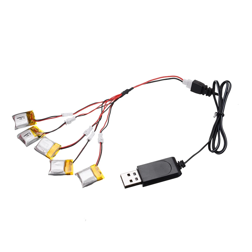 3.7V 120mAh Battery and Charger For Wltoys V272 V282 V292 for Hubsan Q4 H111 Mini RC Quadcopter LI-PO Lipo battery