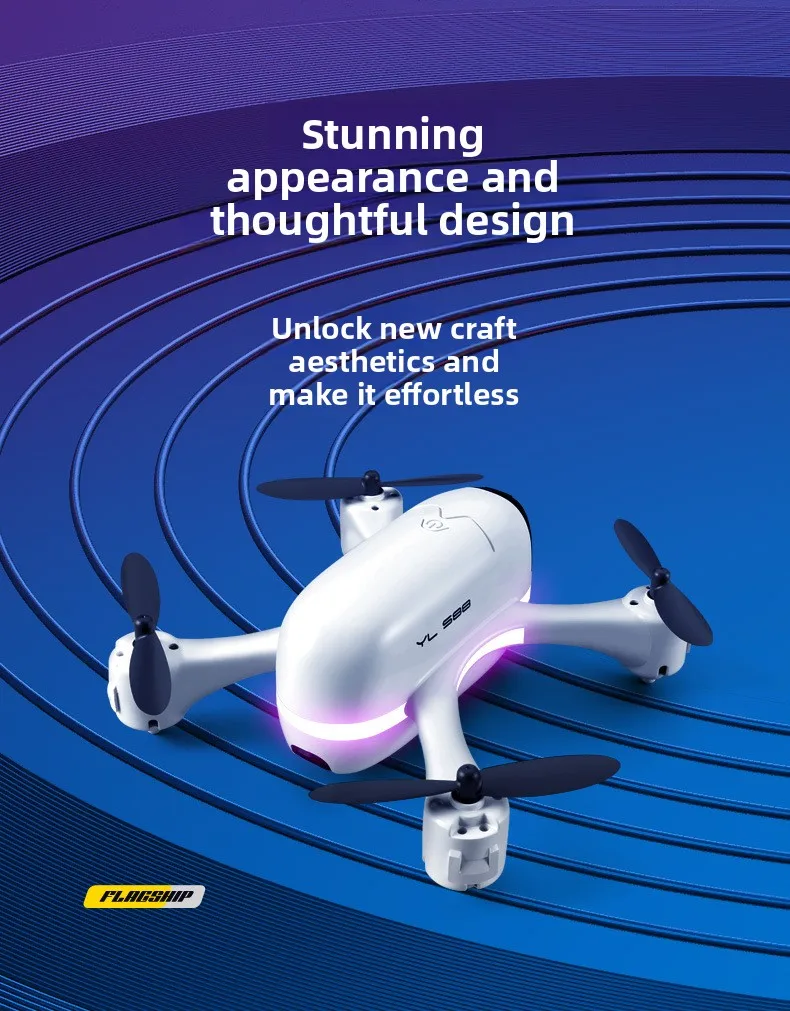 S88 4K 듀얼 카메라 쿼드콥터 RC 드론 (광학 흐름 포지셔닝 및 HD 항공 촬영 기능 포함) 크리스마스 선물