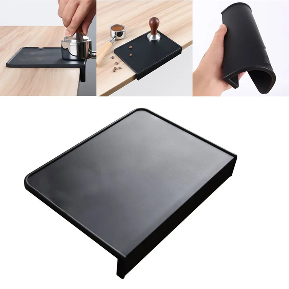 Tamper Mat for Espresso Brewers Built from Flexible Yet Firm Silicone to Support Consistent Tamping Pressure and Safety