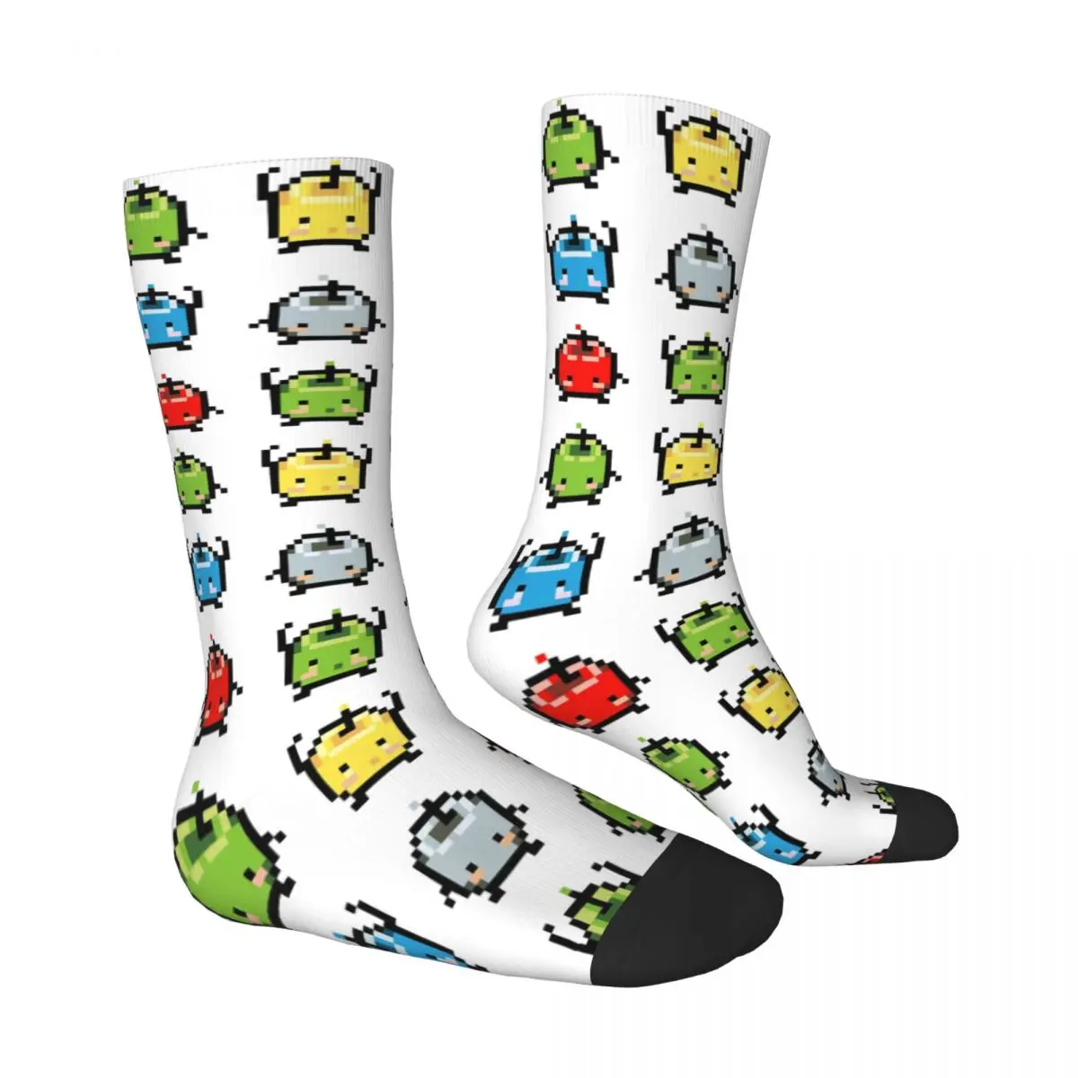 Junimos Stockings Graphic Retro Socks Spring Anti-Slip Socks Couple Running High Quality Socks