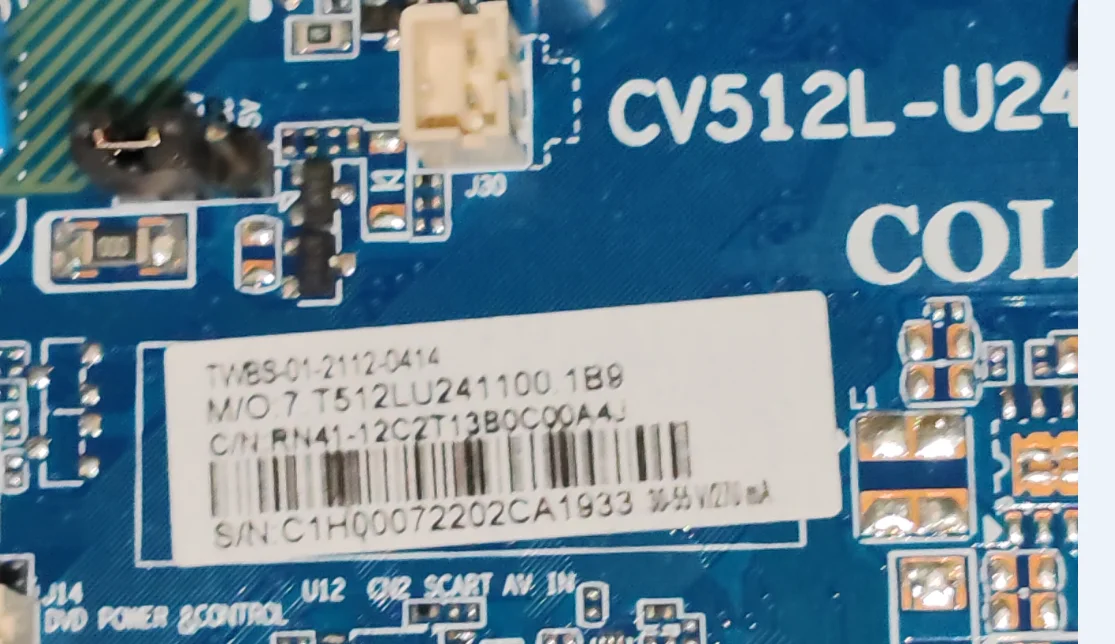 ¡Envío gratis! Placa base de TV tres en uno, CV512L-U24, bien probada, 42v, 300MA