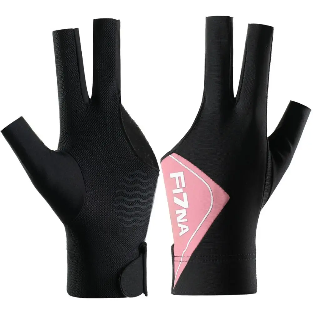 

Breathable Billiards Gloves Quick Drying Left Hand Three-finger Gloves Sweat Proof Anti-slip Snooker Cue Glove Pool Cue