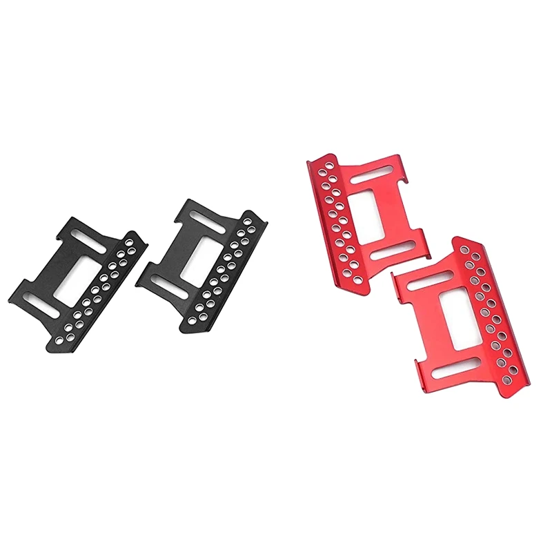 1 par de placas laterais de metal, pedais deslizantes para 1/10 rc crawler axial scx10 rc4wd tf2 rgt 86100, peças de atualização