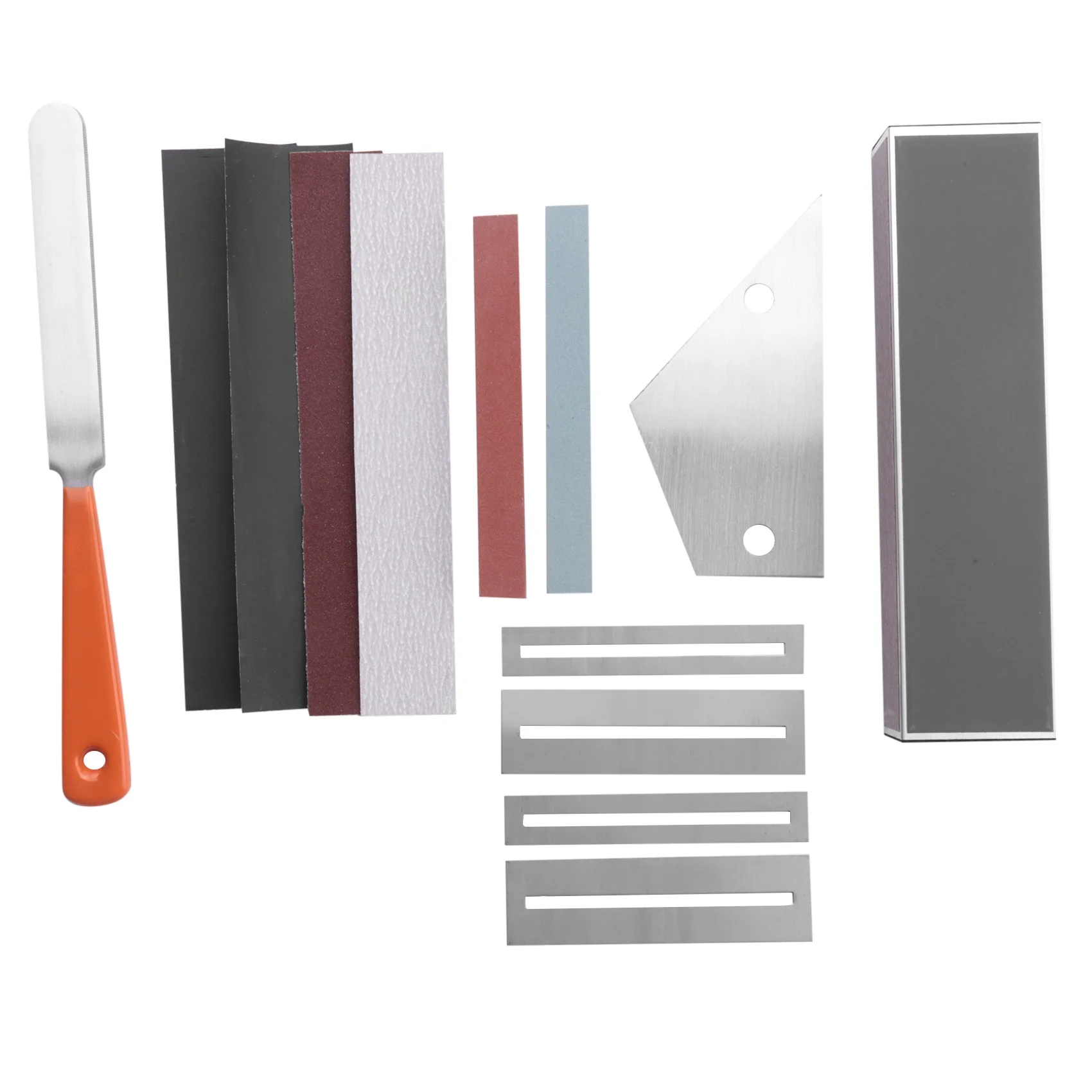 【CYBER MONDAY】13Pcs Guitar Luthier Tools Guitar Fret File Guitar Fret Leveling Beam Fingerboard Guard Fret Rocker Guitar Accesso