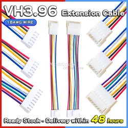 Extension JST 3.96MM VH3.96 VHR 2/3/4/5/6/7/8/9/10P Male Female Connector with 10-100cm 18AWG  Wire