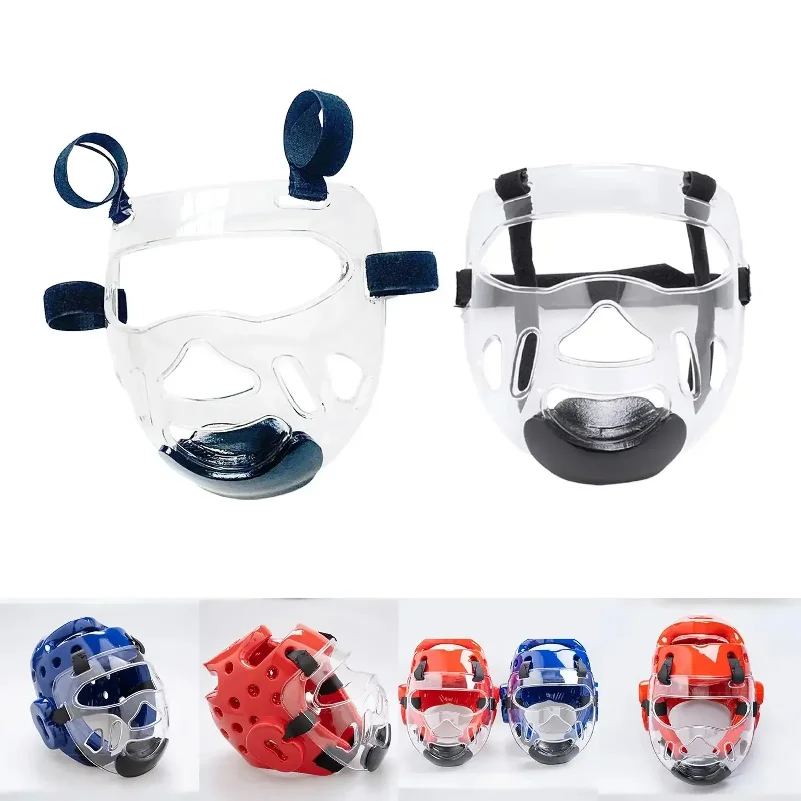 Taekwondo Mask Protector Adults Kids Helmet Head Cover Detachable Men Women Face Guard for Boxing Karate