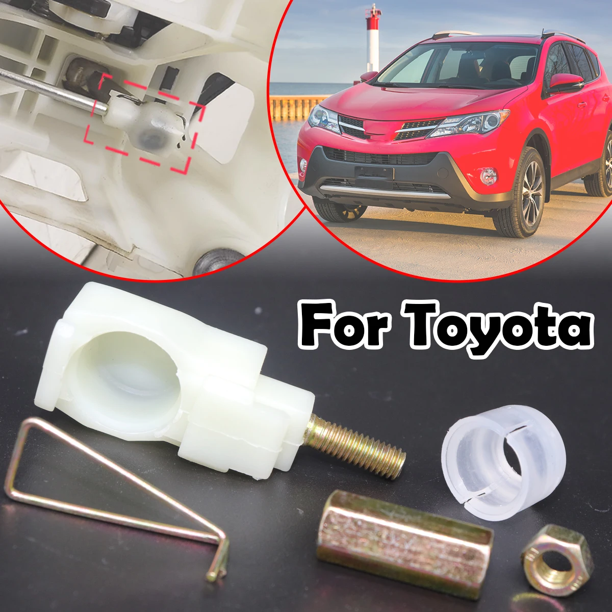 Gear Shift Cable Eyelet Linkage Control Bushing For Toyota Yaris Camry RAV4 Gearbox Shifter Lever Selector End Rod Connect Bush