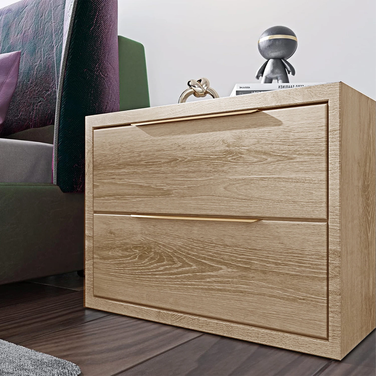 Oak Vinyl Wrap for Furniture Light Wood Sticky Back Plastic for Kicthen Cupboards Heat Resistant Worktop Vinyl Covering