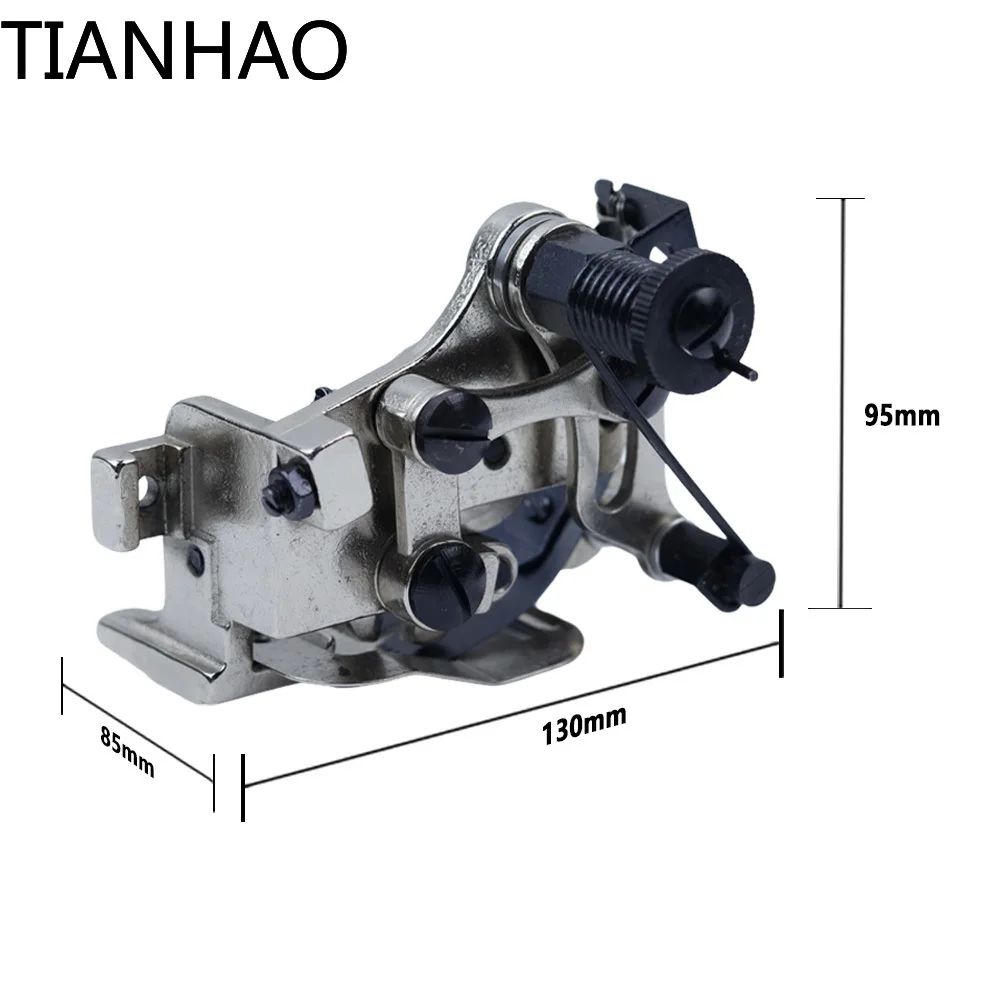 Industrial Flat Car Sewing Machine Thin Material with One Needle and Tight Wrinkle Presser Foot Pleated Device