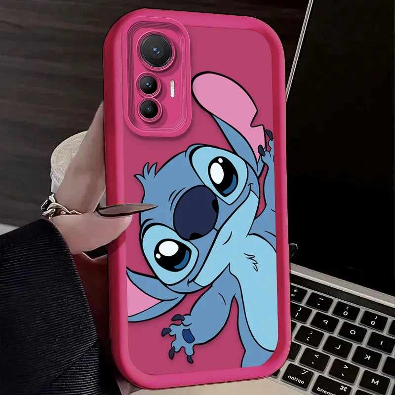 素敵なディズニーのスティッチ柄カップル携帯ケース Xiaomi Poco F7 F6 F5 F4 F3 M5s C65 C75 C71 X7 X6 X5 X4 GT X3 NFC M7 M6 Pro 4G 5G対応