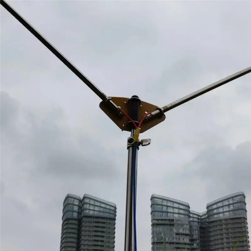 A53M-1 Piece Positive V Bottom Plate Shortwave Antenna Can Be Connected To Tripod Thread 14-50Mhz (Without Fixing Rod)