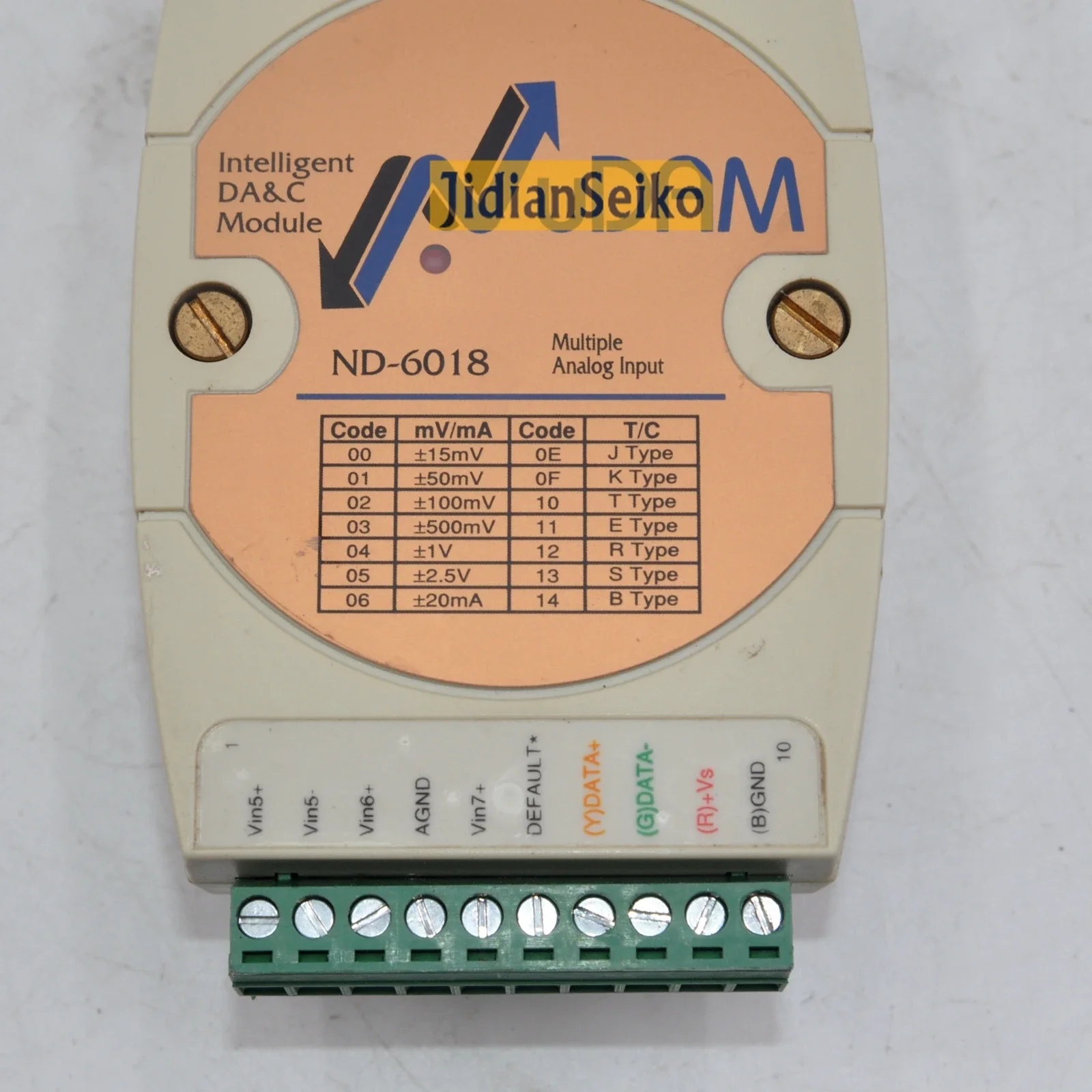 Module d'entrée d'e/s à distance, Module d'entrée de Thermocouple à 8 canaux, ND-6018