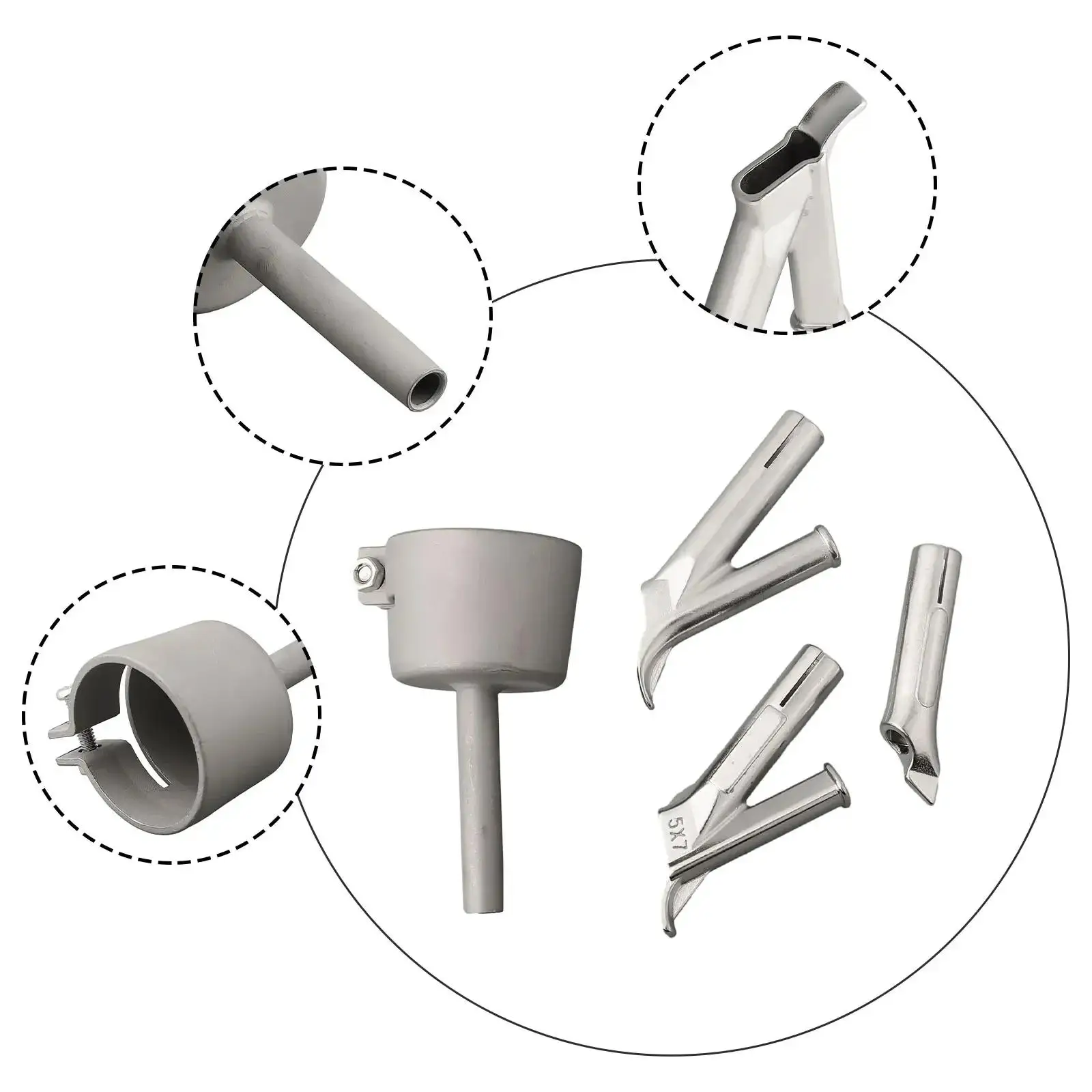 32/35mm Welding Nozzles Welder Tips Hot /Round /Triangular For Speed 5mm Vinyl Standard Welding Tip Head PVC Weld Air