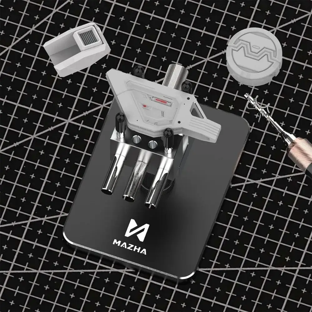 

Aluminum Alloy Mini Table Vise Model Building Model Assembly 2in1 Bench Vise Precision Clamp Detachable Mini Vise DIY